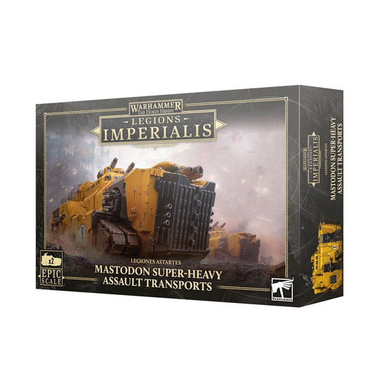 Warhammer The Horus Heresy: Legions Imperialis: Mastodon Super-heavy Assault Transports(Releases 9-6-2025)