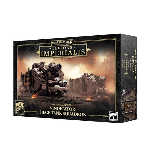 Warhammer The Horus Heresy: Legions Imperialis: Vindicator Siege Tank Squadron(Releases 9-6-2025)