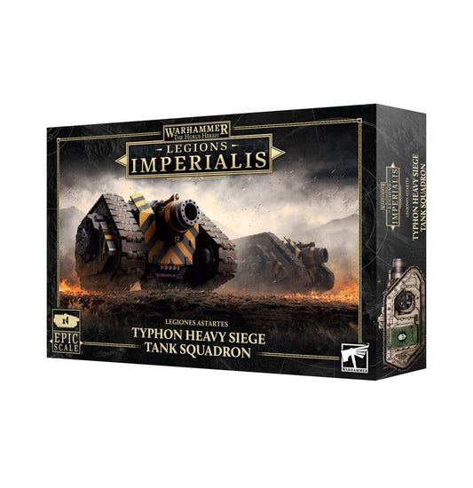 Warhammer The Horus Heresy: Legions Imperialis: Typhon Heavy Siege Tank Squadron(Releases 9-6-2025)