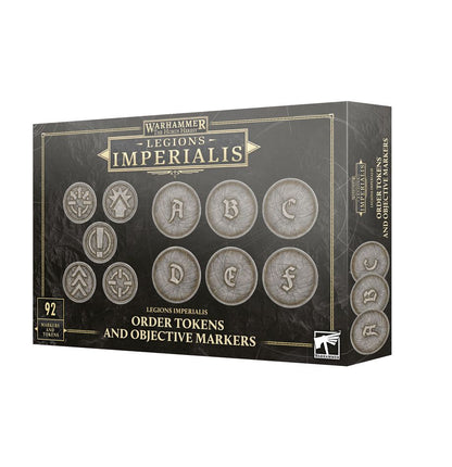 Warhammer The Horus Heresy: Legions Imperialis: Order Tokens and Objective Markers(Releases 9-6-2025)