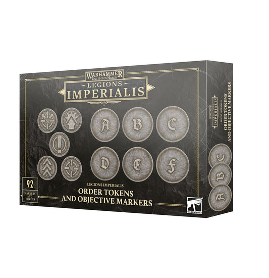 Warhammer The Horus Heresy: Legions Imperialis: Order Tokens and Objective Markers(Releases 9-6-2025)