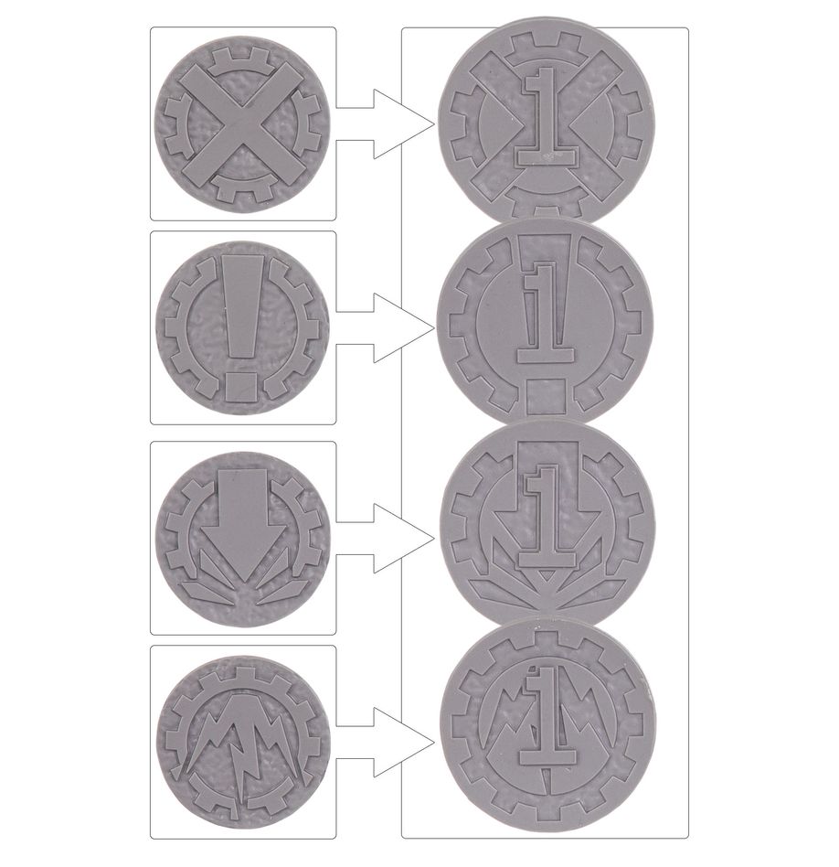 Warhammer The Horus Heresy: Age of Darkness Markers and Tokens