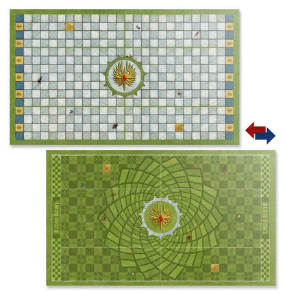 Blood Bowl: High Elf Team – Double-sided Pitch and Dugouts Set