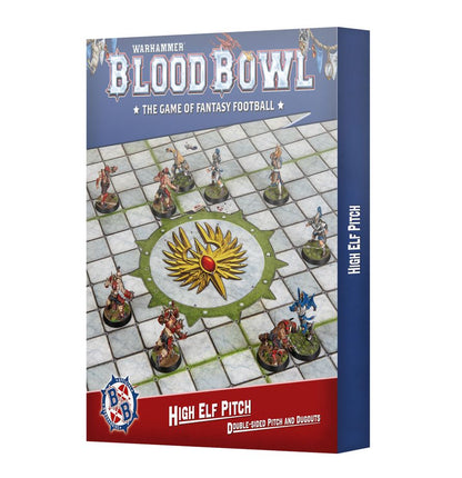 Blood Bowl: High Elf Team – Double-sided Pitch and Dugouts Set