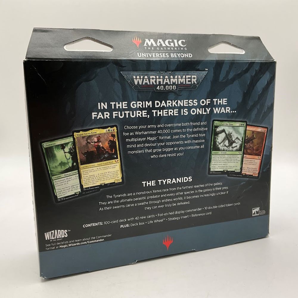 Magic the Gathering: Warhammer 40,000 Tyranid Swarm Commander Deck #1 *See Pictures for Details*