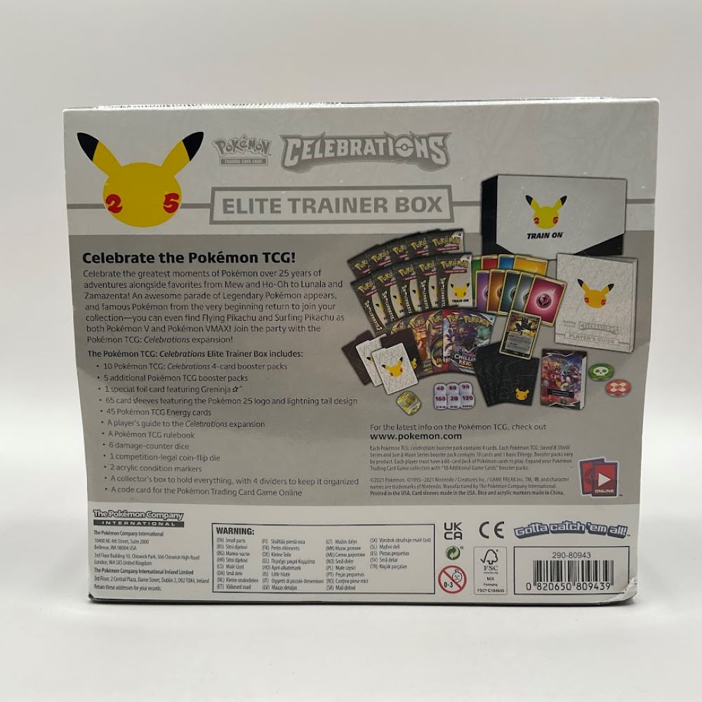 Pokemon: Celebrations Elite Trainer Box #1 *See Pictures for Condition*
