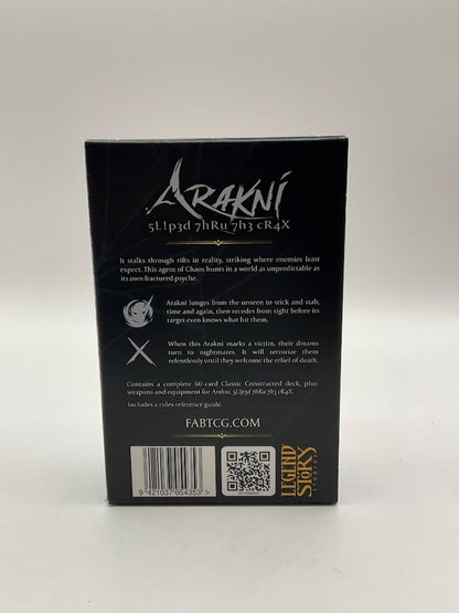 Flesh & Blood Armory Deck Arakni Preconstructed Deck