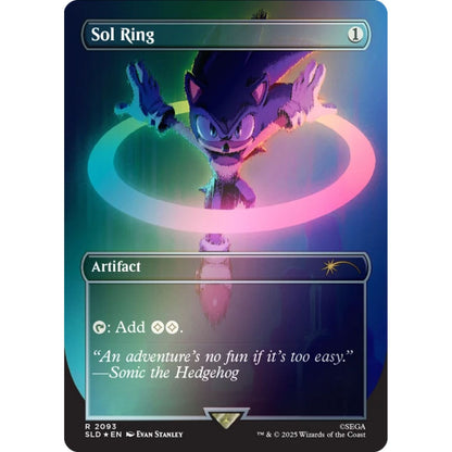 Magic the Gathering: Secret Lair X Sonic Chasing Adventure [Rainbow Foil]