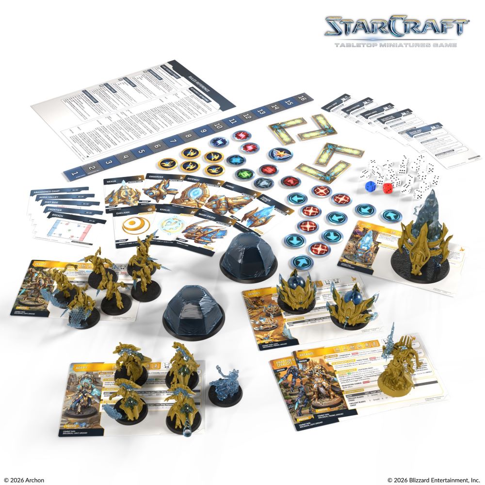 StarCraft Tabletop Miniatures Game: Protoss Starter Set - Founders Edition *Expected Release Date of 05-15-2026*