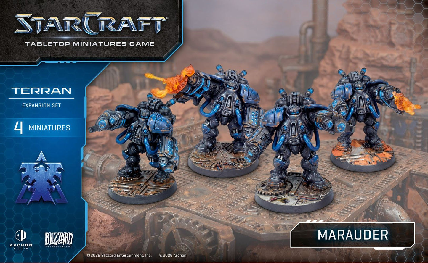 StarCraft Tabletop Miniatures Game: Terran - Marauder *Expected Release Date of August 2026*