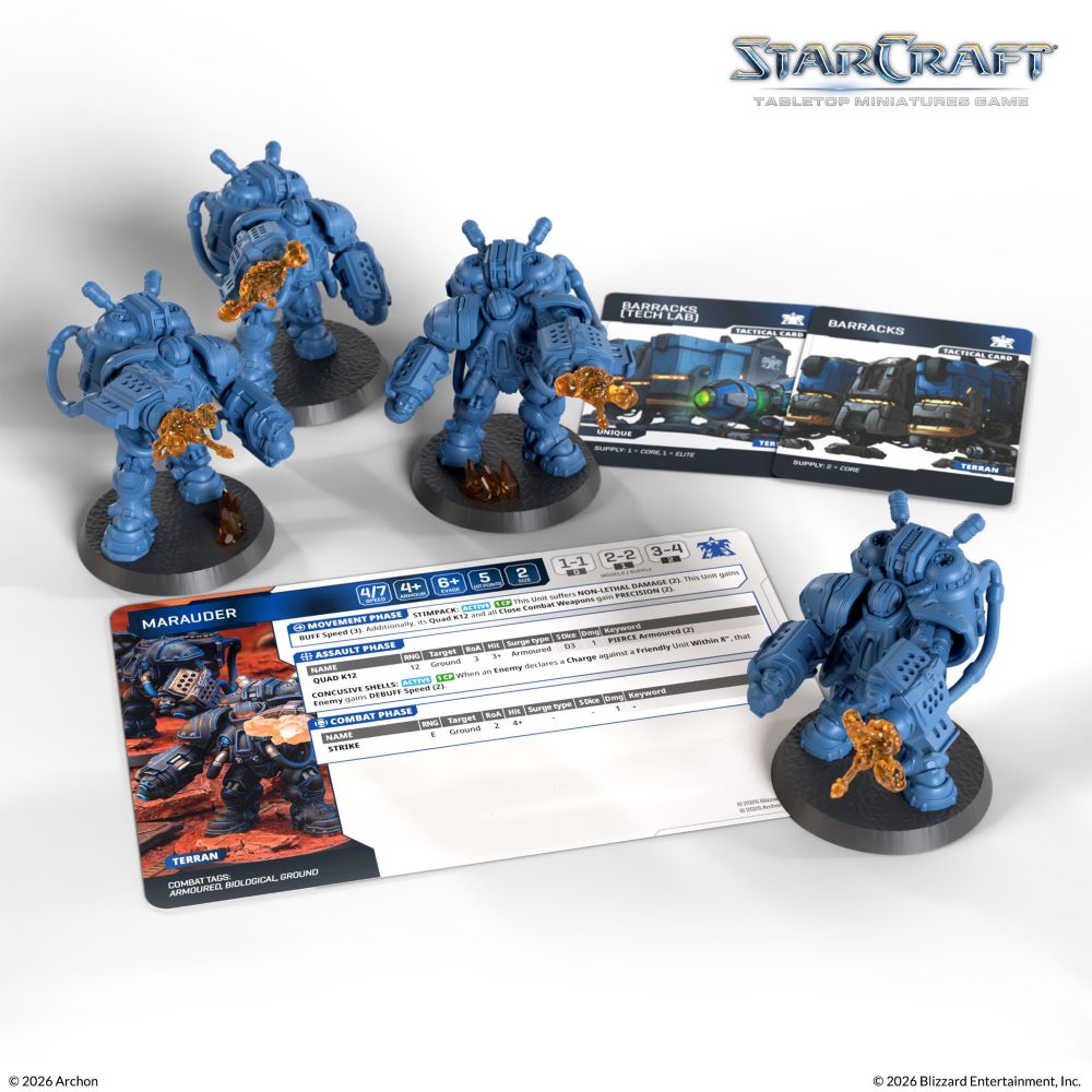 StarCraft Tabletop Miniatures Game: Terran - Marauder *Expected Release Date of August 2026*