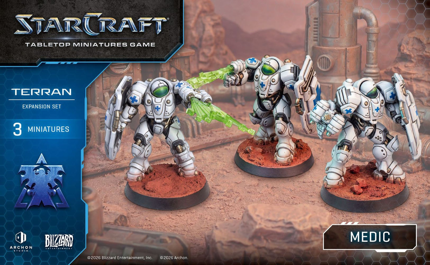 StarCraft Tabletop Miniatures Game: Terran - Medic *Expected Release Date of August 2026*