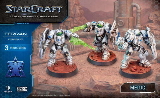 StarCraft Tabletop Miniatures Game: Terran - Medic *Expected Release Date of 05-15-2026*