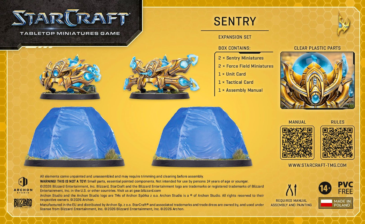 StarCraft Tabletop Miniatures Game: Protoss - Sentry *Expected Release Date of August 2026*