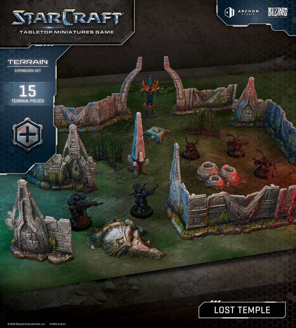 StarCraft Tabletop Miniatures Game: Accessories - Lost Temple Terrain *Expected Release Date of August 2026*