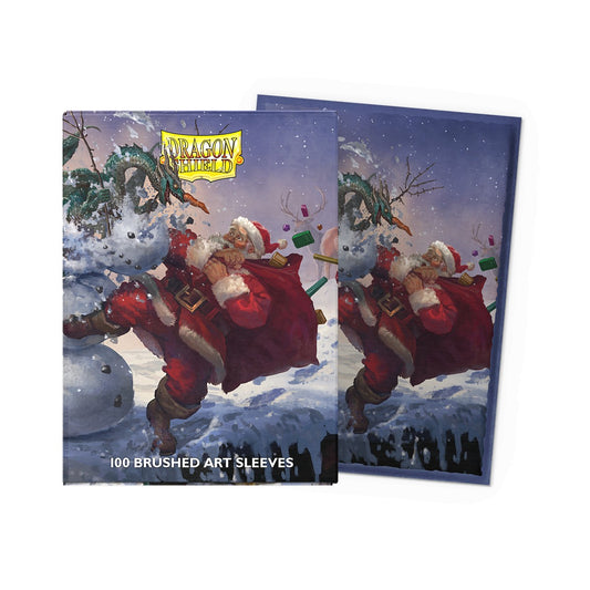 Dragon Shield: 100ct Standard Size Brushed Art Sleeves - Christmas 2025 *Expected Release Date 11-14-2025*