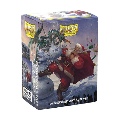 Dragon Shield: 100ct Standard Size Brushed Art Sleeves - Christmas 2025 *Expected Release Date 11-14-2025*