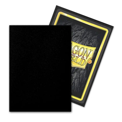 Dragon Shield: 100ct Standard Size Matte Black Outer Sleeves