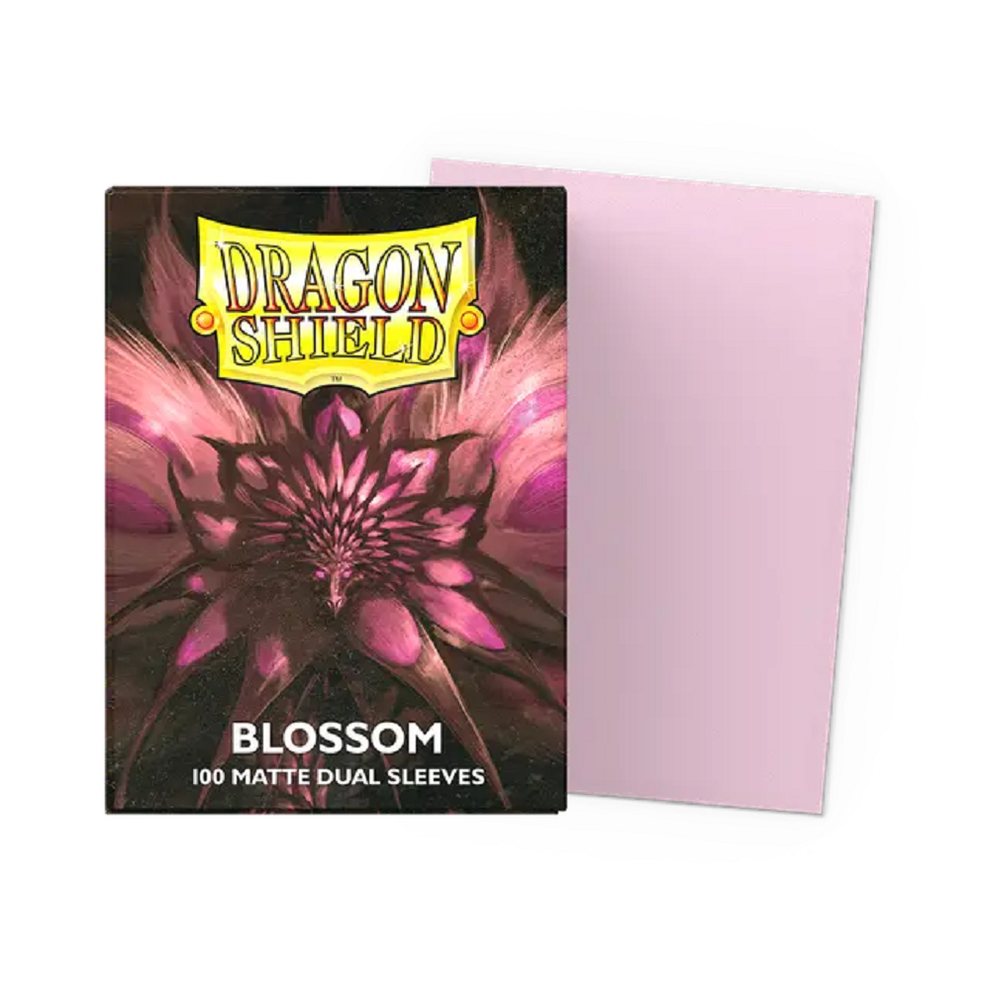 Dragon Shield: 100ct Standard Size Dual Matte Blossom Sleeves Dragon Shield: 100ct Standard Size Dual Matte Blossom Sleeves