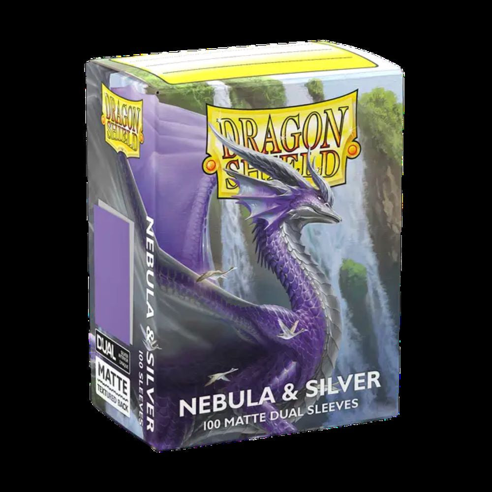 Dragon Shield 100ct Dual Matte Sleeves - Nebula & Silver