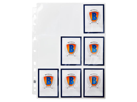 Beckett Shield: 9 Pocket Page Sleeves for Standard Card (100ct)