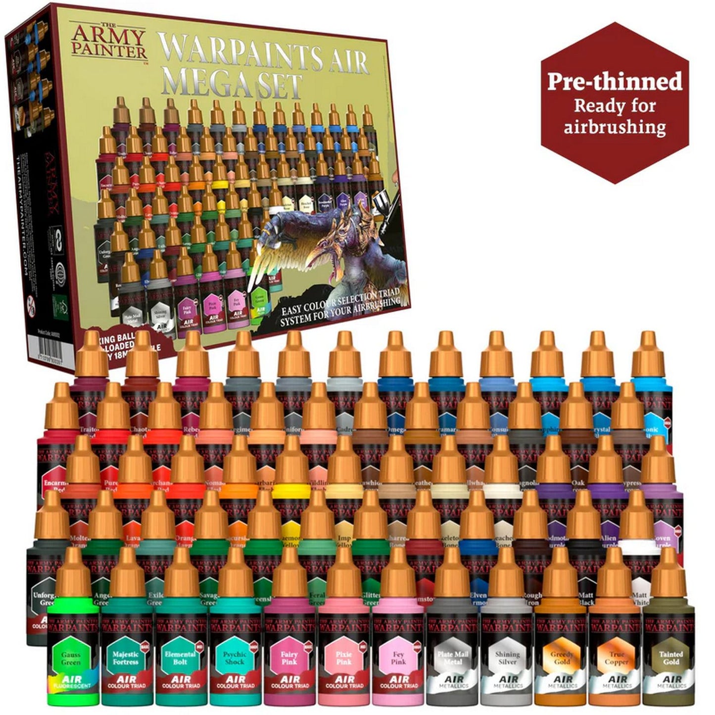 Army Painter: Warpaints Air Mega Set