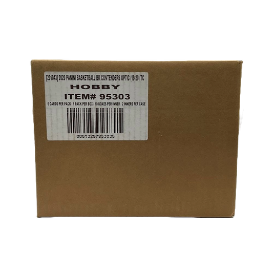 2019-20 Panini Contenders Optic Basketball Hobby 20-Box Case