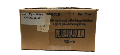 2021 Topps WWE Chrome Hobby CASE (8ct)