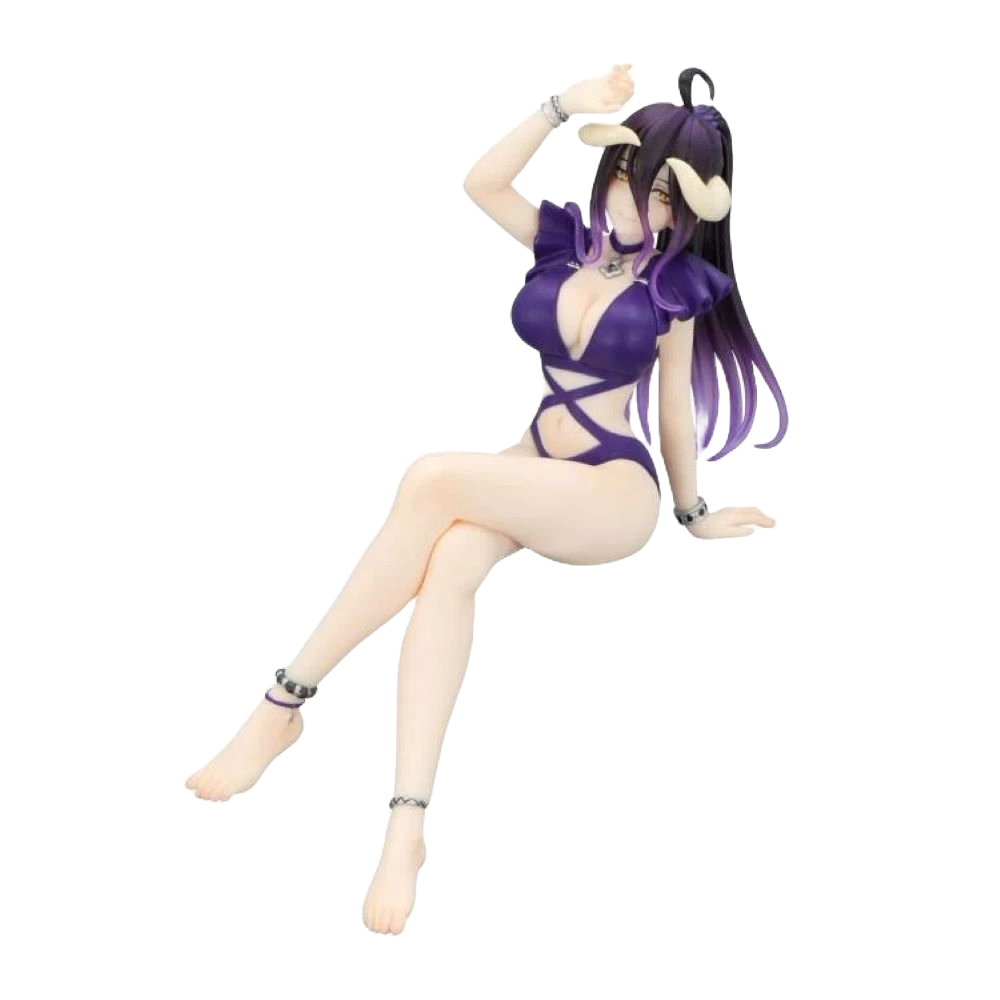 Overlord - Noodle Stopper Figure - Albedo Swimsuit Dark Purple Color Ver.