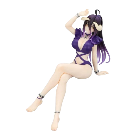 Overlord - Noodle Stopper Figure - Albedo Swimsuit Dark Purple Color Ver.