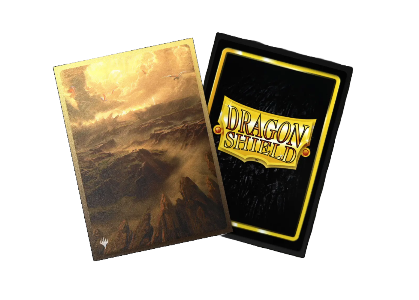 Dragon Shield: 100ct Standard Matte Dual Art Magic the Gathering Landfall Series - Arid Mesa Sleeves *Expected Release Date 12-19-2025*