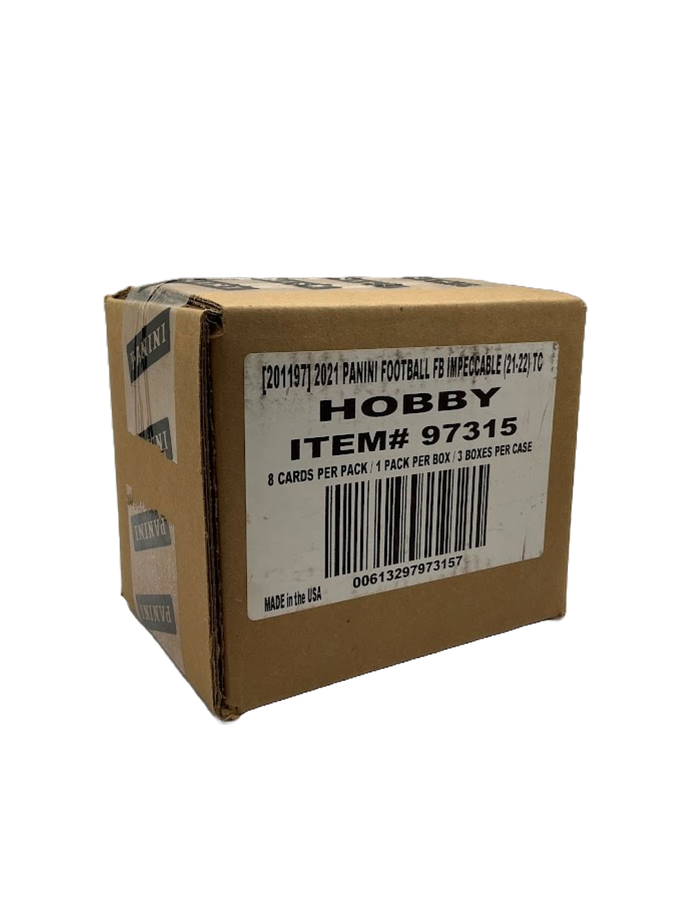 2021 Panini Impeccable Football 3-Box Hobby Case