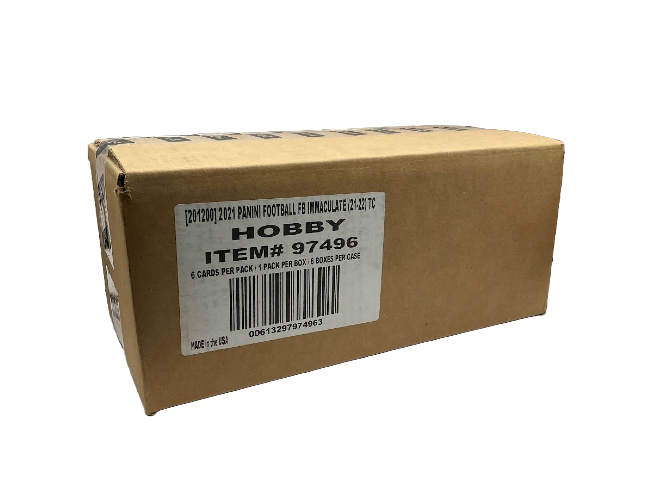 2021 Panini Immaculate Football 6-Box Hobby Case