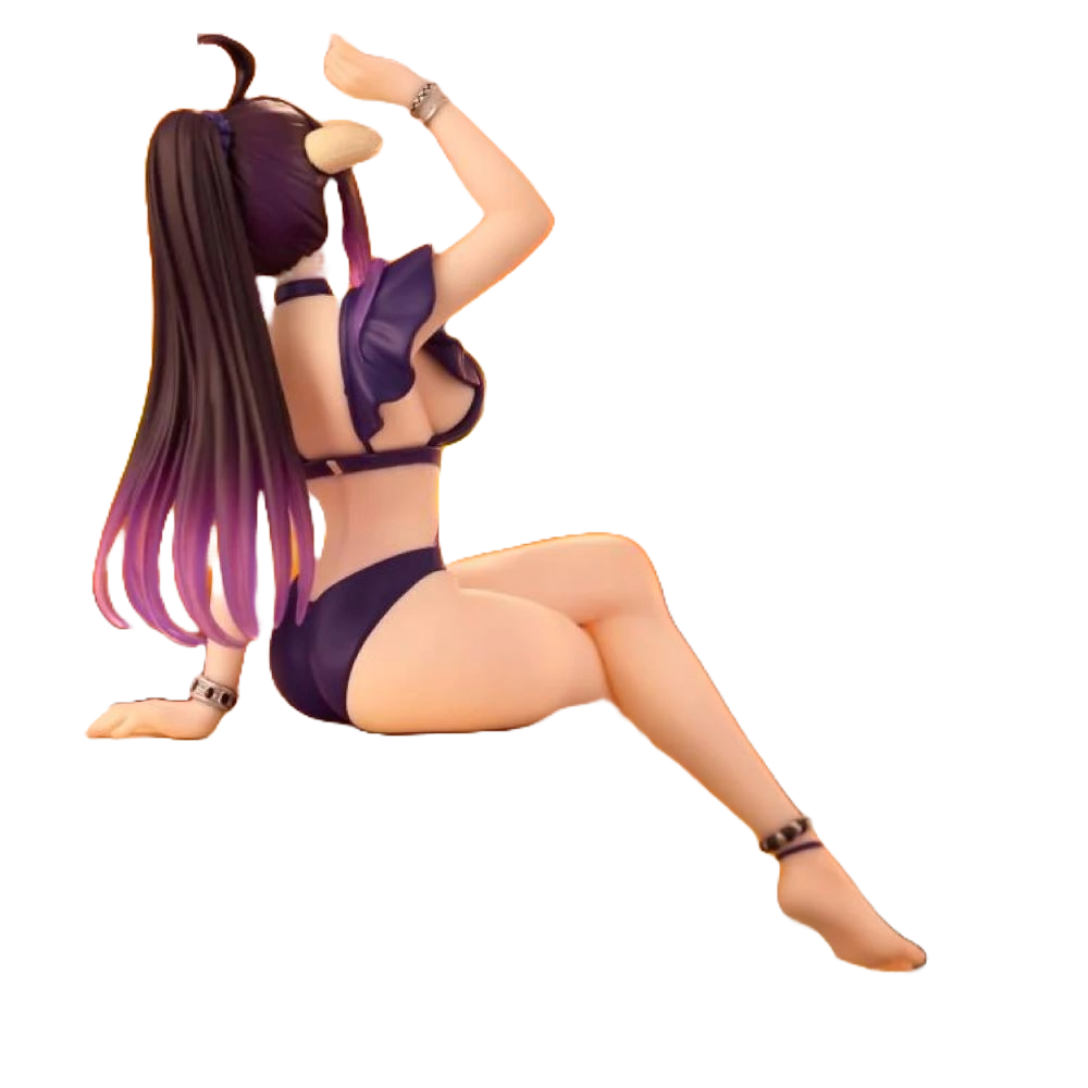 Overlord - Noodle Stopper Figure - Albedo Swimsuit Dark Purple Color Ver.