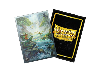 Dragon Shield: 100ct Standard Matte Dual Art Magic the Gathering Landfall Series - Misty Rainforest Sleeves *Expected Release Date 12-19-2025*