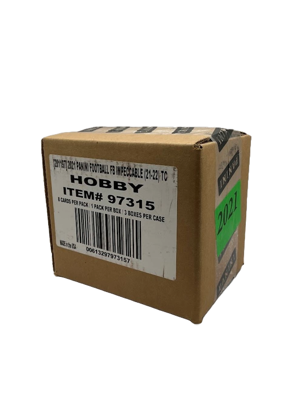 2021 Panini Impeccable Football 3-Box Hobby Case