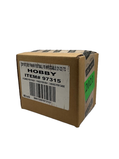 2021 Panini Impeccable Football 3-Box Hobby Case