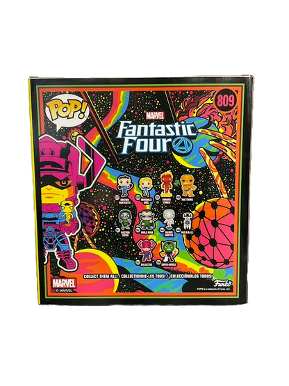 Galactus with Silver Surfer (Blacklight) Funko Pop! Fantastic Four #809 PX Previews