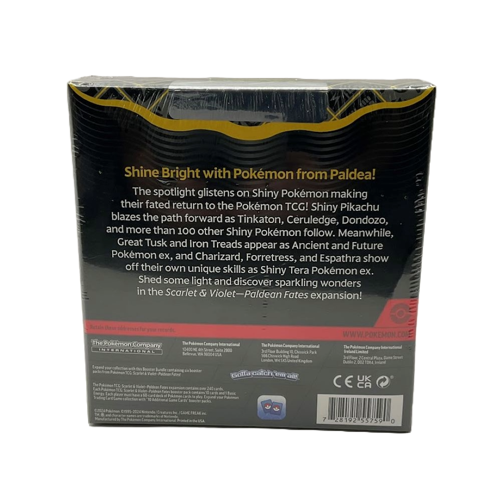 Pokemon: Scarlet & Violet Paldean Fates Booster Bundle [Large Footprint]