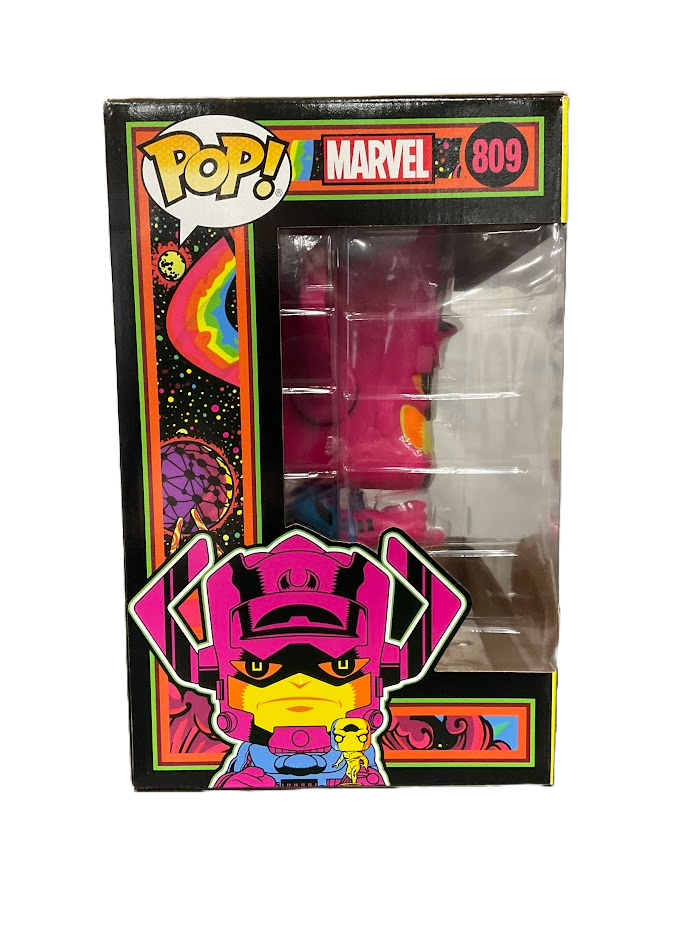 Galactus with Silver Surfer (Blacklight) Funko Pop! Fantastic Four #809 PX Previews