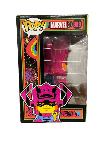 Galactus with Silver Surfer (Blacklight) Funko Pop! Fantastic Four #809 PX Previews