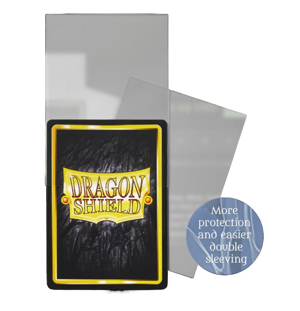 Dragon Shield: 100ct Perfect Fit Standard Size Thick Inner Sleeves - Clear