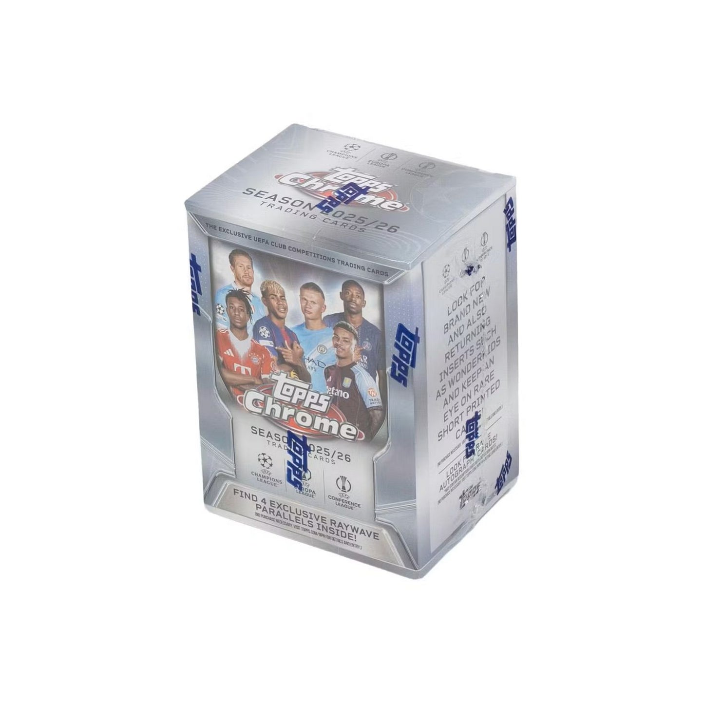 2025-26 Topps Chrome UEFA Club Competitions Soccer Blaster Box