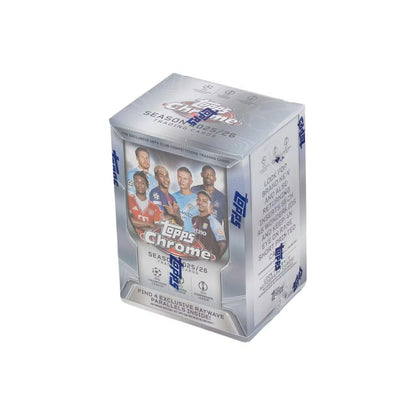 2025-26 Topps Chrome UEFA Club Competitions Soccer Blaster Box