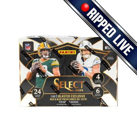 *Break* 2024 Panini Select Football Blaster Box (Red & Blue Prizm)