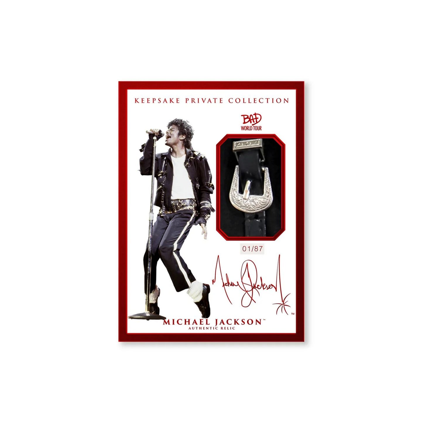 Keepsake Michael Jackson: Bad World Tour Premiere Collection Breaker Box