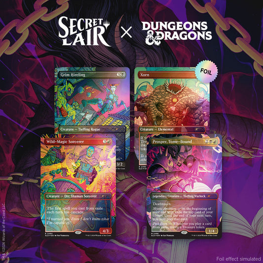 Magic the Gathering: Secret Lair x Dungeons & Dragons - Shadows Over Baldur's Gate [Traditional Foil Edition]