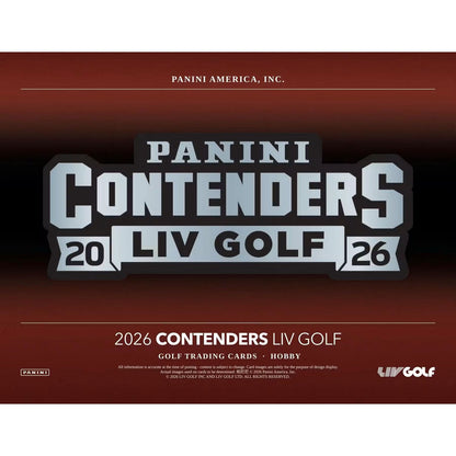 2026 Panini Contenders LIV Golf Hobby Box