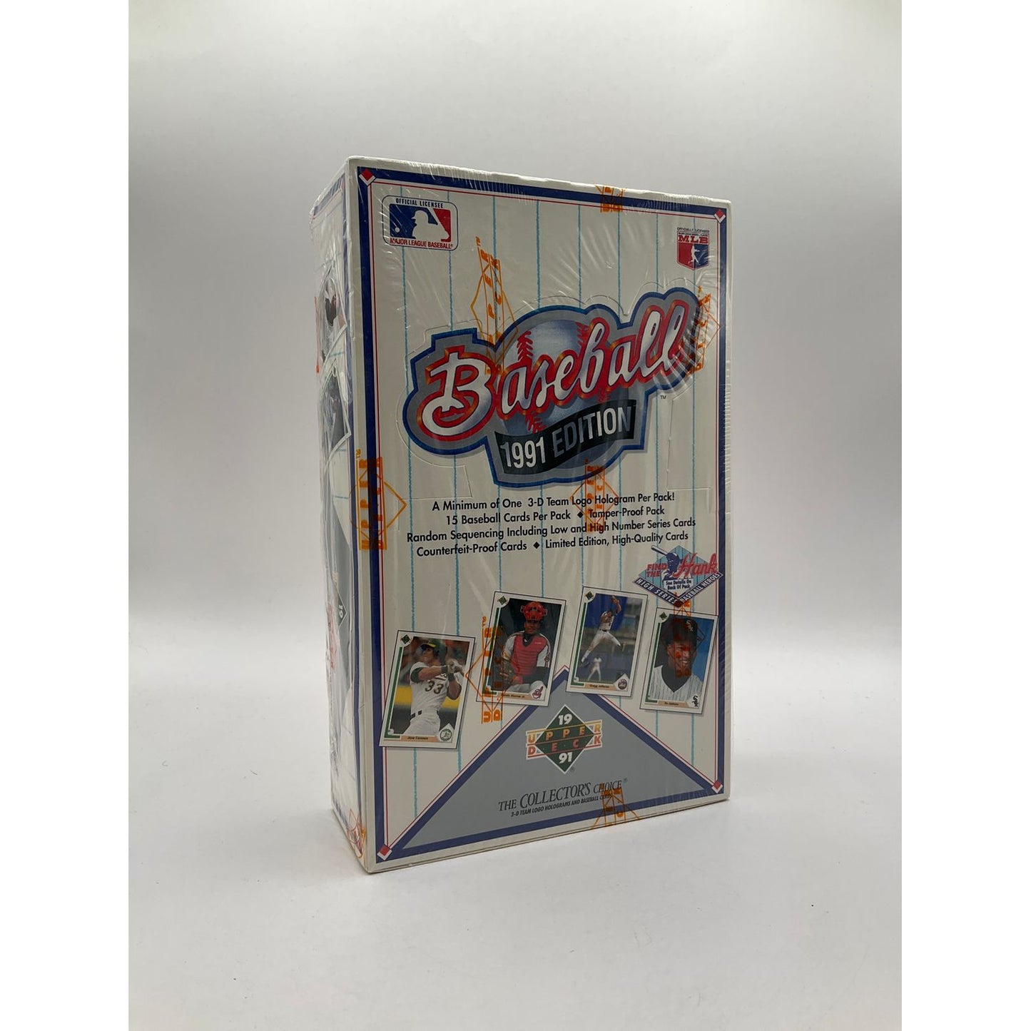 1991 Upper Deck High Series Baseball Hobby Box