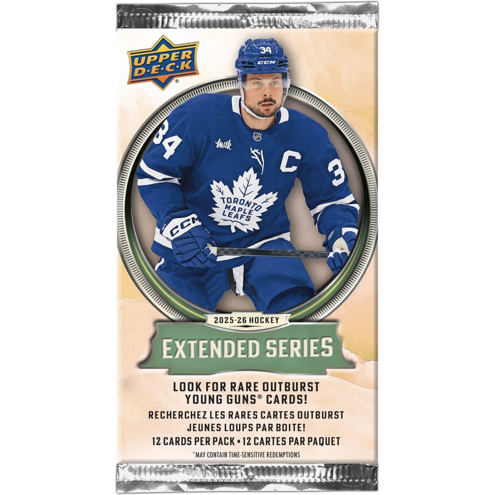 rare upper deck hockey cards 2025-26 Upper Deck Extended Series Hockey Gravity Feed
